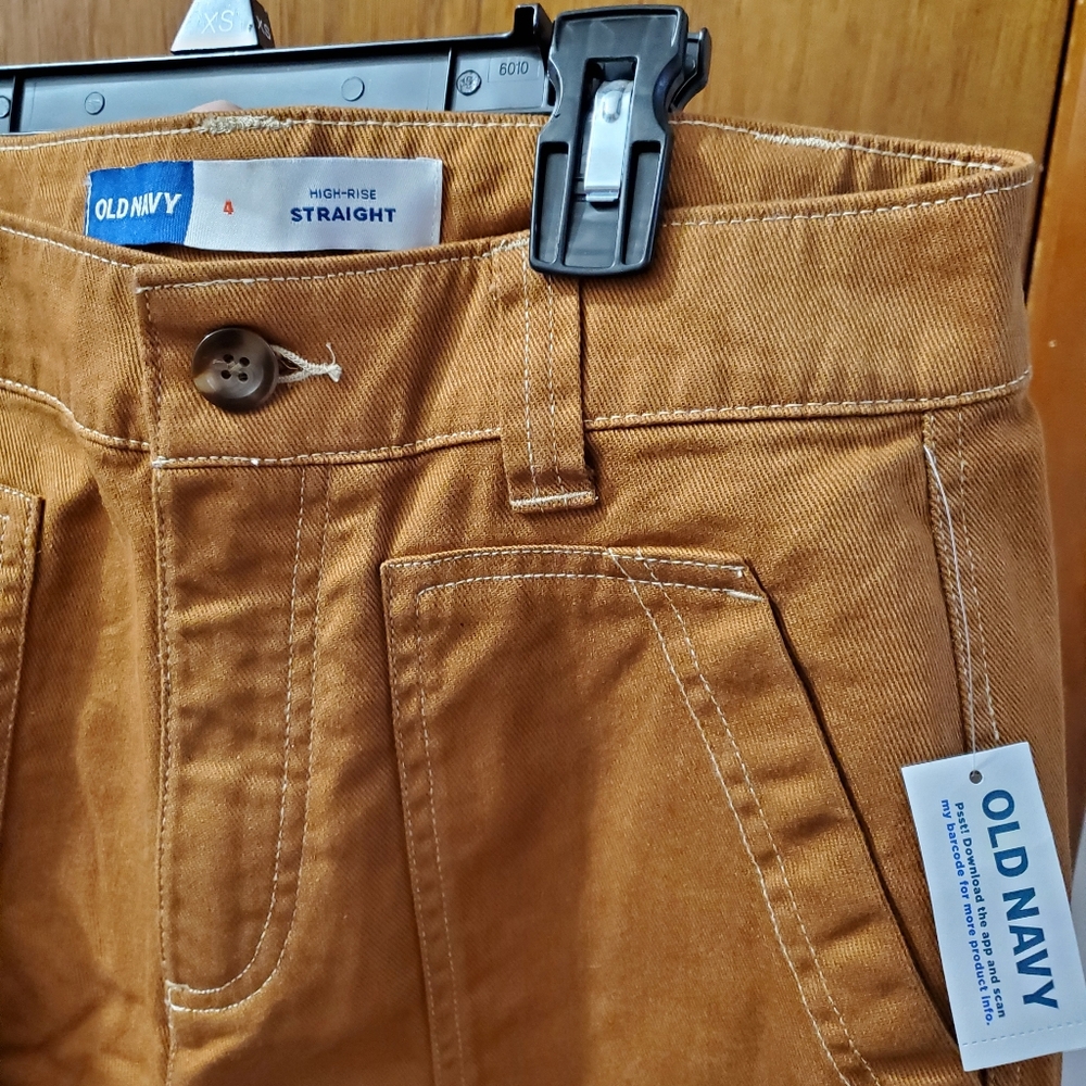 Old Navy High Rise Straight Leg Pants
